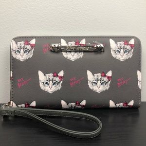 Betsey Johnson wristlet wallet